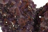 Thunder Bay Amethyst Cluster with Hematite - Top Quality! #326405-1